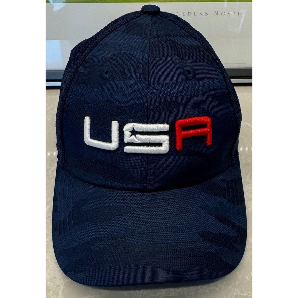 TEAM USA Ryder Cup - New Era Youth Golf Hat - Blue Camo - 2020 Whistling Straits